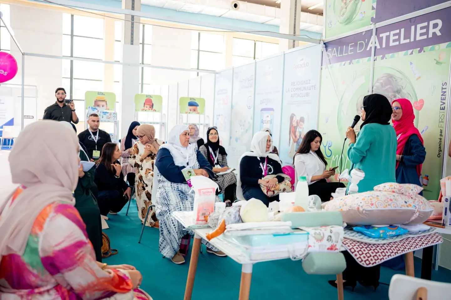 ورشة للأولياء في قاعة الورشات بـ Baby Health Expo 2025
