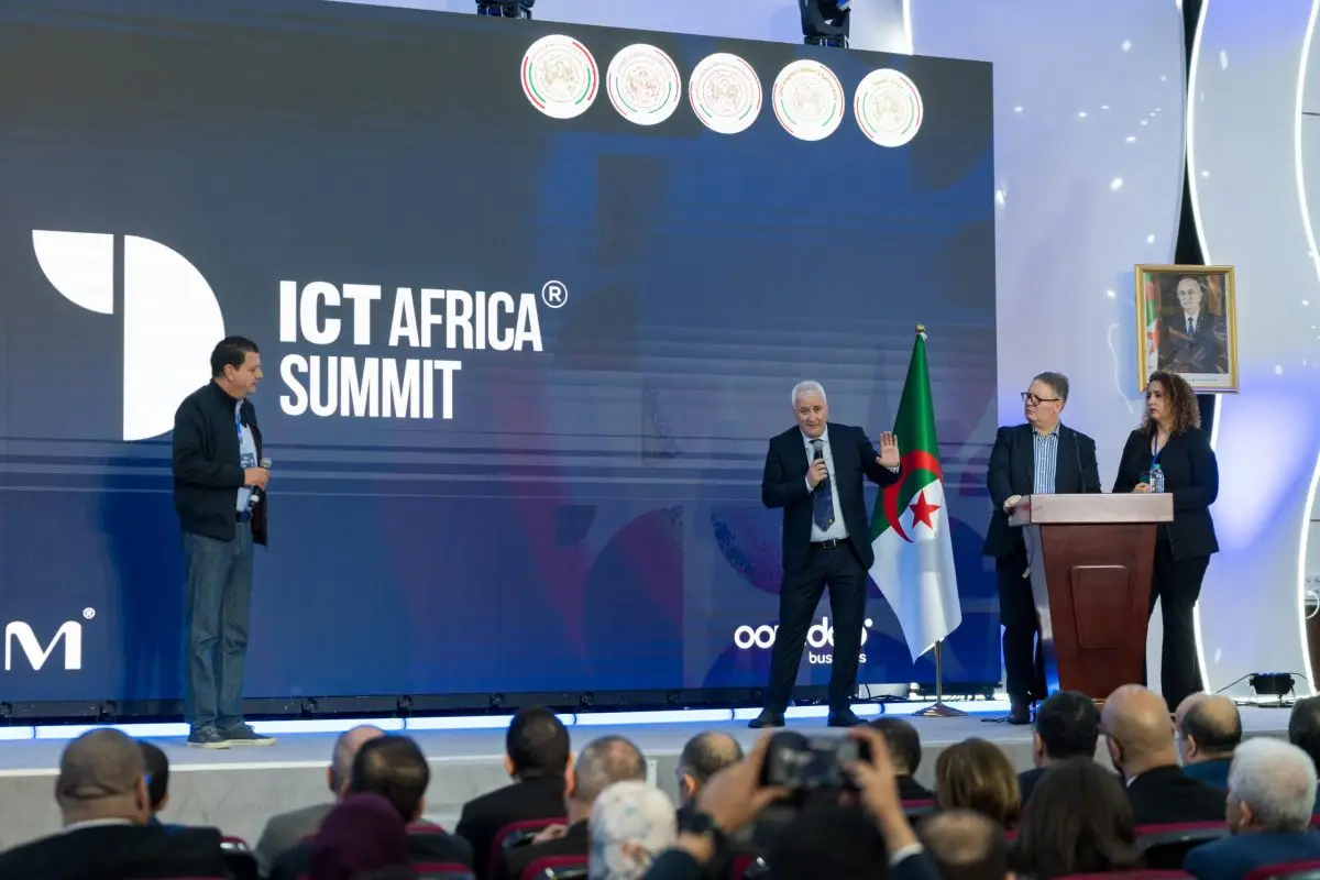 The opening of the ICT Africa Summit 2026 on the main stage, at SAFEX in Algiers