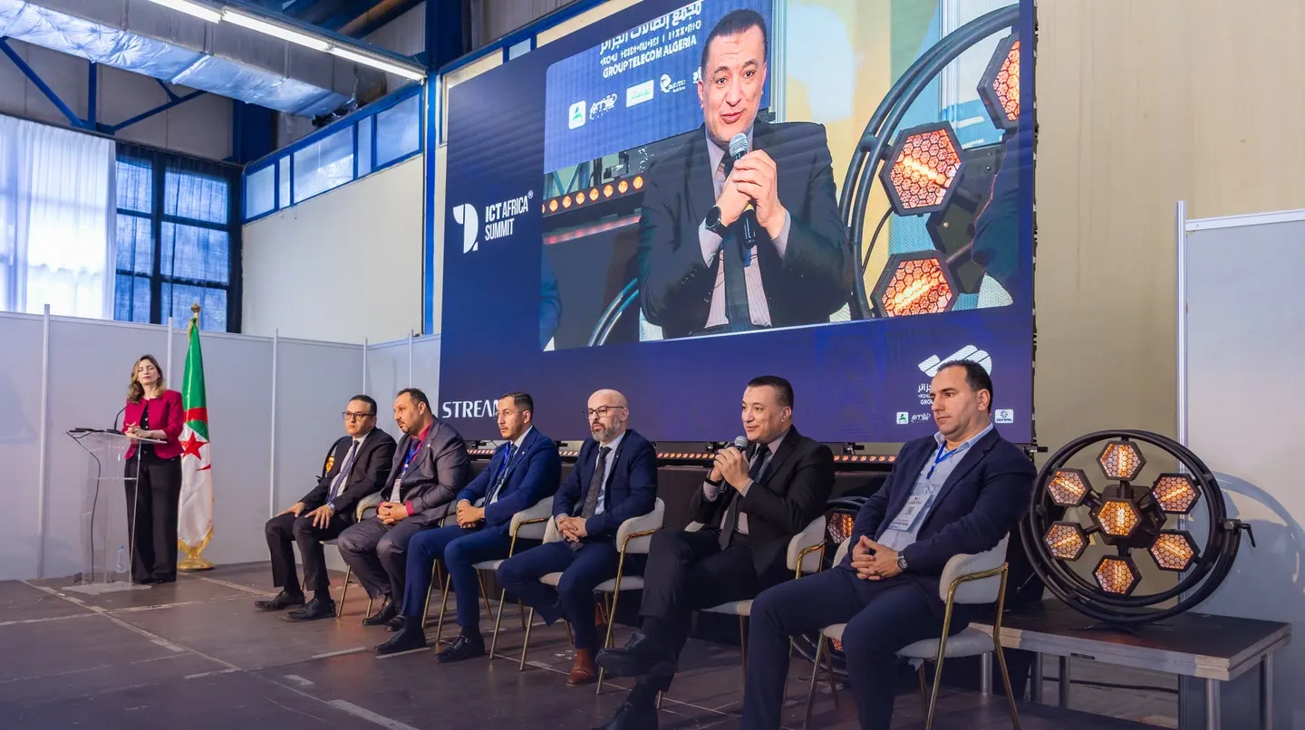 A panel on the stage of the ICT Africa Summit 2026