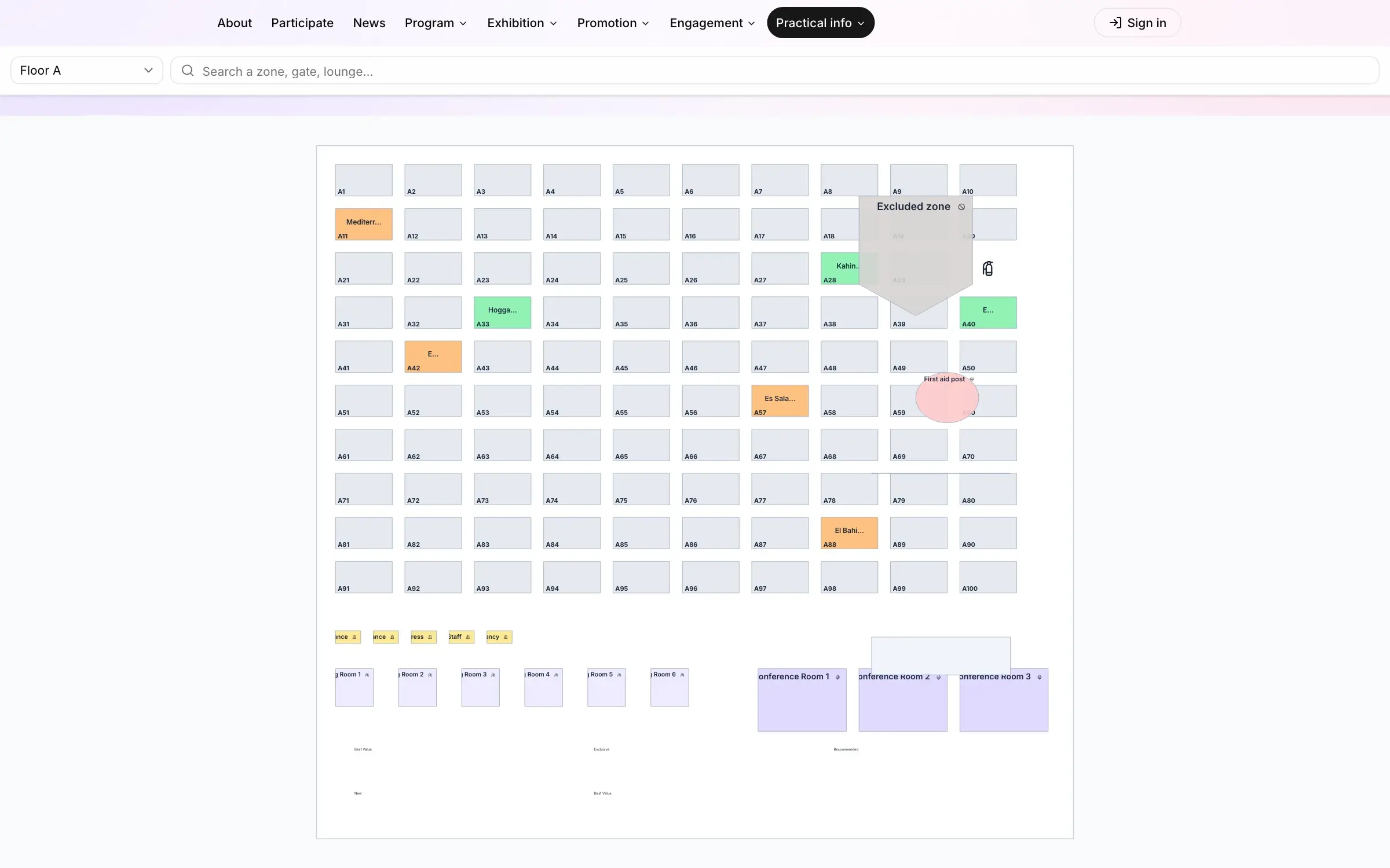 The plan, open to future exhibitors